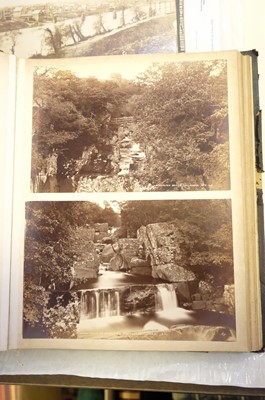 Lot 39 - Photograph Albums. A group of 12 albums containing British and European scenes and views, c. 1880s