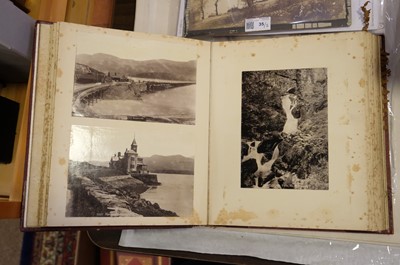 Lot 39 - Photograph Albums. A group of 12 albums containing British and European scenes and views, c. 1880s