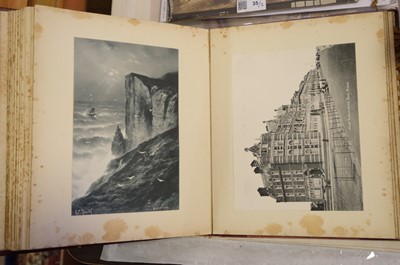 Lot 39 - Photograph Albums. A group of 12 albums containing British and European scenes and views, c. 1880s