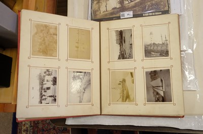 Lot 39 - Photograph Albums. A group of 12 albums containing British and European scenes and views, c. 1880s