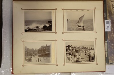 Lot 39 - Photograph Albums. A group of 12 albums containing British and European scenes and views, c. 1880s