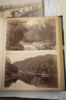 Lot 39 - Photograph Albums. A group of 12 albums containing British and European scenes and views, c. 1880s
