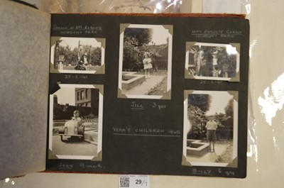 Lot 39 - Photograph Albums. A group of 12 albums containing British and European scenes and views, c. 1880s