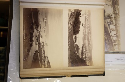 Lot 39 - Photograph Albums. A group of 12 albums containing British and European scenes and views, c. 1880s