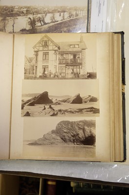 Lot 39 - Photograph Albums. A group of 12 albums containing British and European scenes and views, c. 1880s