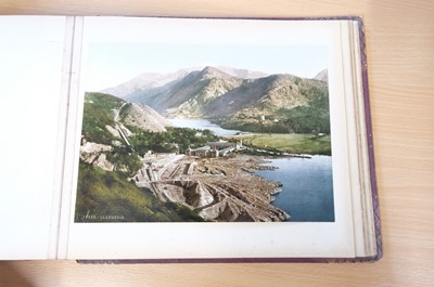 Lot 38 - Photochromes. A pair of albums containing 55 mounted and loose photochrome photographs, c. 1900