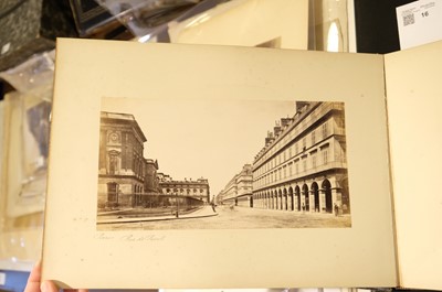 Lot 16 - France. Paris and the French Cathedrals [so titled on upper cover], c. 1870