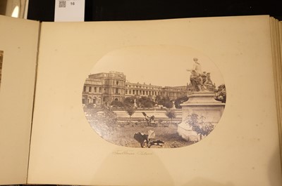 Lot 16 - France. Paris and the French Cathedrals [so titled on upper cover], c. 1870
