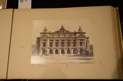 Lot 16 - France. Paris and the French Cathedrals [so titled on upper cover], c. 1870