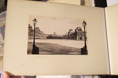 Lot 16 - France. Paris and the French Cathedrals [so titled on upper cover], c. 1870