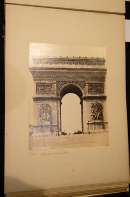 Lot 16 - France. Paris and the French Cathedrals [so titled on upper cover], c. 1870