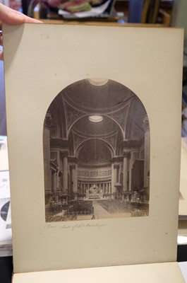 Lot 16 - France. Paris and the French Cathedrals [so titled on upper cover], c. 1870