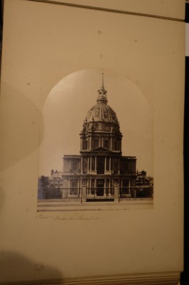 Lot 16 - France. Paris and the French Cathedrals [so titled on upper cover], c. 1870