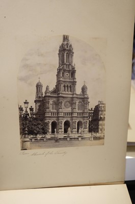 Lot 16 - France. Paris and the French Cathedrals [so titled on upper cover], c. 1870