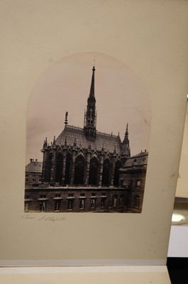 Lot 16 - France. Paris and the French Cathedrals [so titled on upper cover], c. 1870