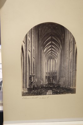 Lot 16 - France. Paris and the French Cathedrals [so titled on upper cover], c. 1870