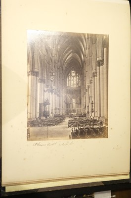 Lot 16 - France. Paris and the French Cathedrals [so titled on upper cover], c. 1870