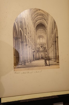 Lot 16 - France. Paris and the French Cathedrals [so titled on upper cover], c. 1870