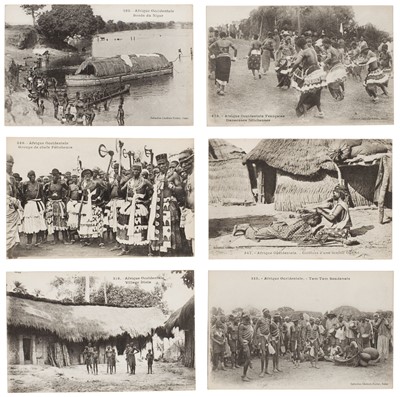 Lot 201 - West Africa Postcards. A group of 92 vintage postcards of West Africa, pre-1920