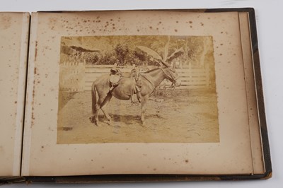 Lot 20 - Honduras. A pair of photograph albums of Honduras, c. 1900, albumen & gelatin silver prints