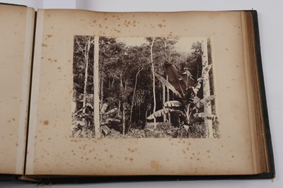 Lot 20 - Honduras. A pair of photograph albums of Honduras, c. 1900, albumen & gelatin silver prints