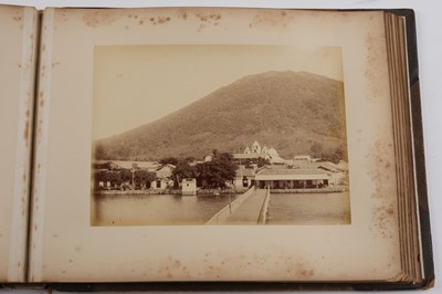 Lot 20 - Honduras. A pair of photograph albums of Honduras, c. 1900, albumen & gelatin silver prints