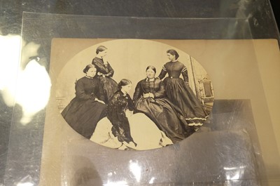 Lot 11 - Early Photography. A group of 12 early photographs, c. 1850s/1860s