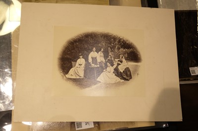 Lot 11 - Early Photography. A group of 12 early photographs, c. 1850s/1860s