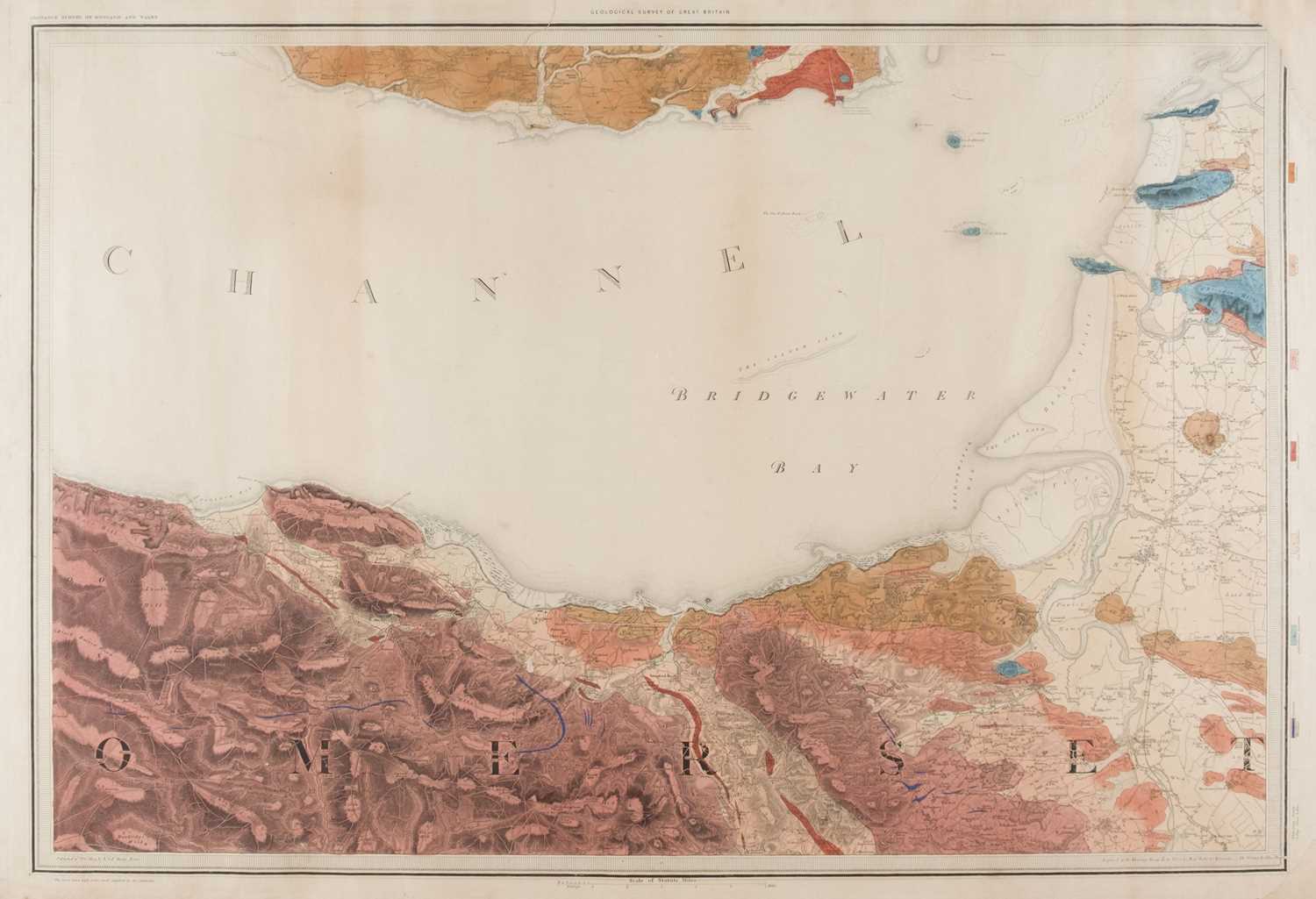 Lot 30 - Geological Survey of Great Britain (publisher). Two maps [1835 or later]