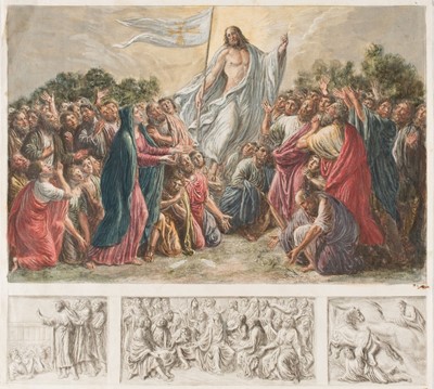 Lot 90 - Ademollo (Luigi, 1764-1849). Resurrection of Christ, coloured etching