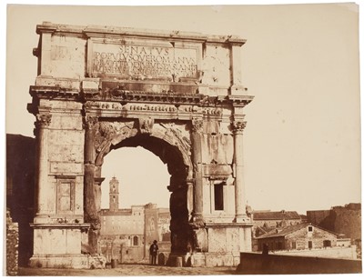 Lot 23 - Italy. A group of approximately 80 photographs of Italy, mostly c. 1870/1880s