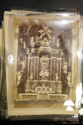 Lot 23 - Italy. A group of approximately 80 photographs of Italy, mostly c. 1870/1880s