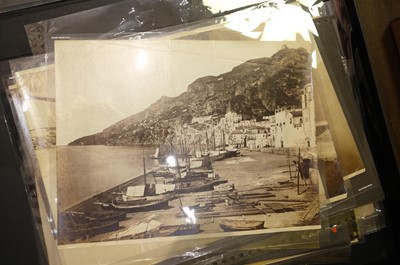 Lot 23 - Italy. A group of approximately 80 photographs of Italy, mostly c. 1870/1880s