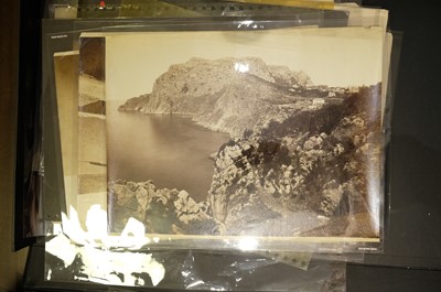 Lot 23 - Italy. A group of approximately 80 photographs of Italy, mostly c. 1870/1880s