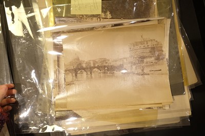 Lot 23 - Italy. A group of approximately 80 photographs of Italy, mostly c. 1870/1880s