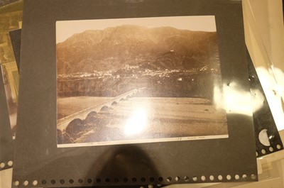 Lot 23 - Italy. A group of approximately 80 photographs of Italy, mostly c. 1870/1880s