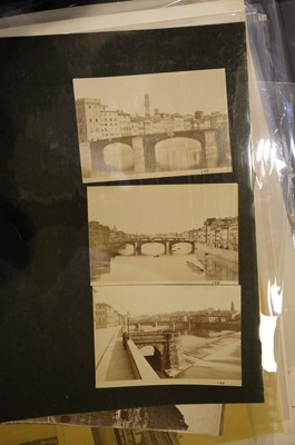 Lot 23 - Italy. A group of approximately 80 photographs of Italy, mostly c. 1870/1880s