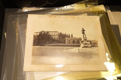 Lot 23 - Italy. A group of approximately 80 photographs of Italy, mostly c. 1870/1880s