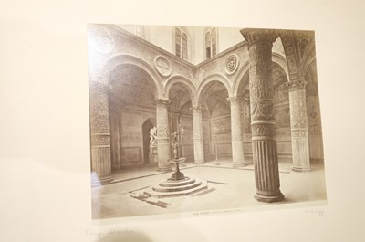 Lot 23 - Italy. A group of approximately 80 photographs of Italy, mostly c. 1870/1880s