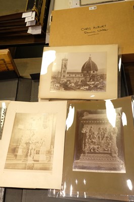 Lot 23 - Italy. A group of approximately 80 photographs of Italy, mostly c. 1870/1880s