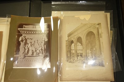 Lot 23 - Italy. A group of approximately 80 photographs of Italy, mostly c. 1870/1880s
