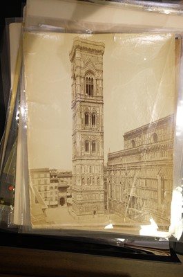 Lot 23 - Italy. A group of approximately 80 photographs of Italy, mostly c. 1870/1880s