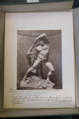 Lot 24 - Italy. A large collection of approximately 400 photographs of Italian sculptures, c. 1880s