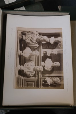 Lot 24 - Italy. A large collection of approximately 400 photographs of Italian sculptures, c. 1880s