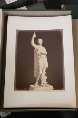 Lot 24 - Italy. A large collection of approximately 400 photographs of Italian sculptures, c. 1880s