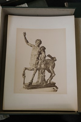 Lot 24 - Italy. A large collection of approximately 400 photographs of Italian sculptures, c. 1880s