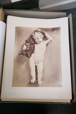 Lot 24 - Italy. A large collection of approximately 400 photographs of Italian sculptures, c. 1880s