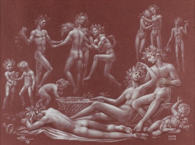 Lot 225 - Goor (Gaston, 1902-1977). Bacchanale, 1954
