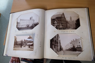 Lot 17 - Great Britain & Europe. A collection of 16 photograph albums, late 19th/20th c.