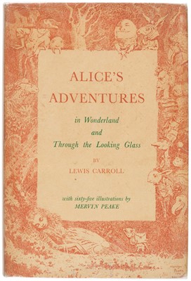 Lot 747 - Peake (Mervyn, illustrator). Alice's Adventures in Wonderland, 1st Peake, edition, 1946